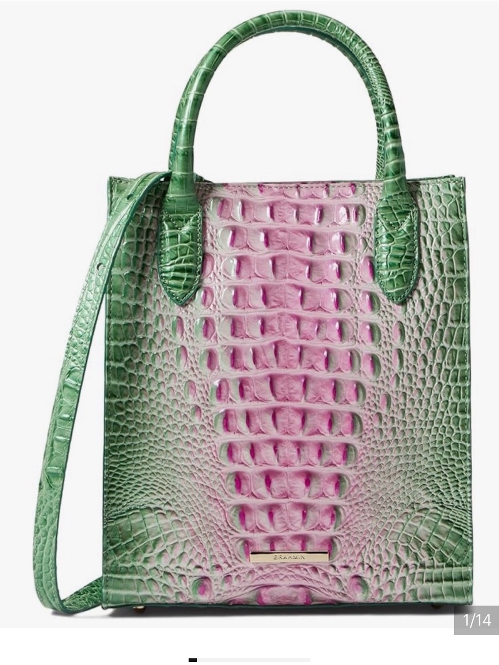 Brahmin Moira + Wallet in Apple Blush Melbourne